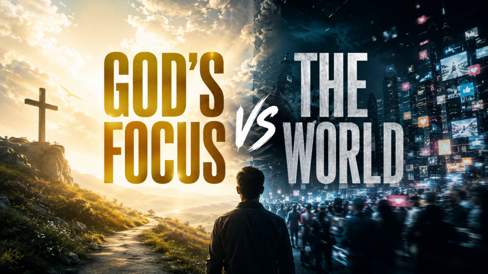 God's Focus vs The World Image